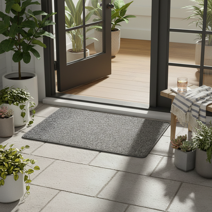 Faux Jute Outdoor Doormat lifestyle 3
