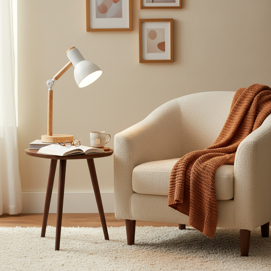Nordic Wooden Desk Lamp lifestyle 3