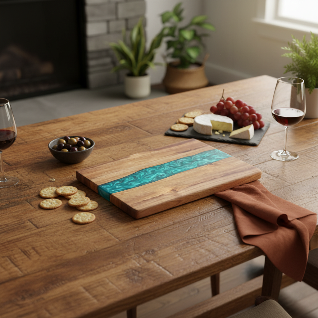 Resin River Cutting Board lifestyle 3