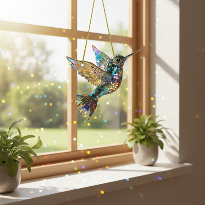 Hummingbird Suncatcher lifestyle 1