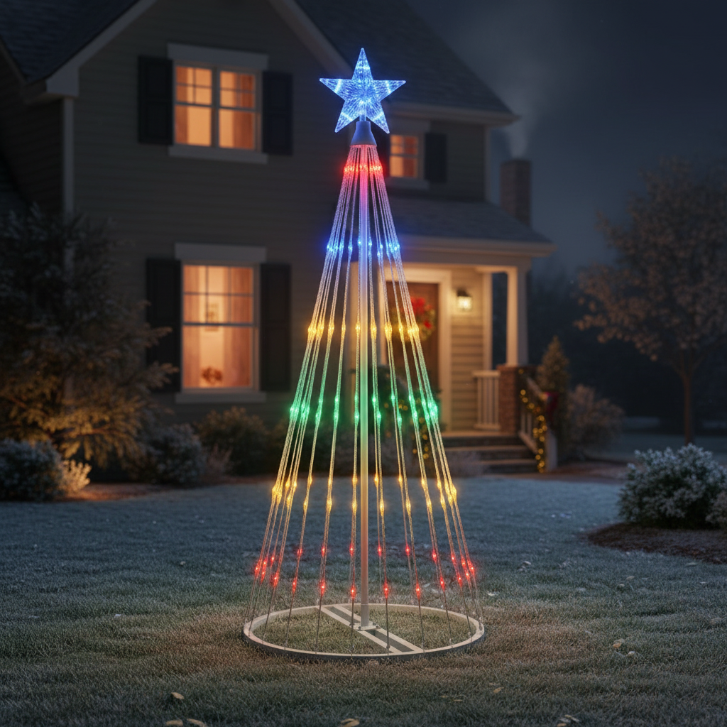 Outdoor Christmas Tree Light Show lifestyle 2