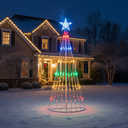 Outdoor Christmas Tree Light Show lifestyle 1