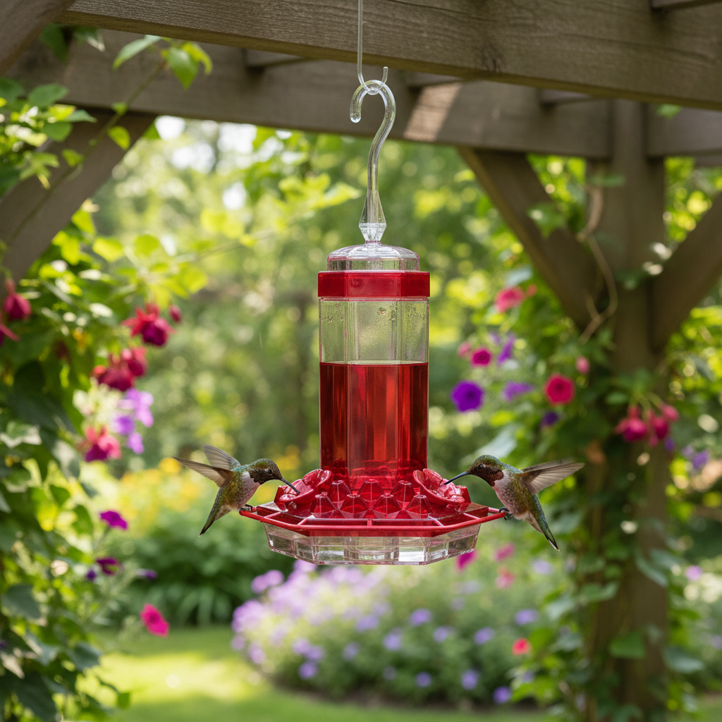 Hummingbird Feeder with Ant Moat lifestyle 3
