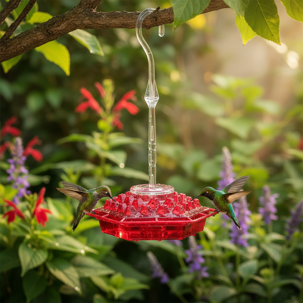 Hummingbird Feeder with Ant Moat lifestyle 2
