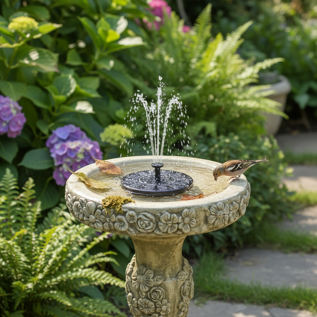 Solar Water Fountain lifestyle 3