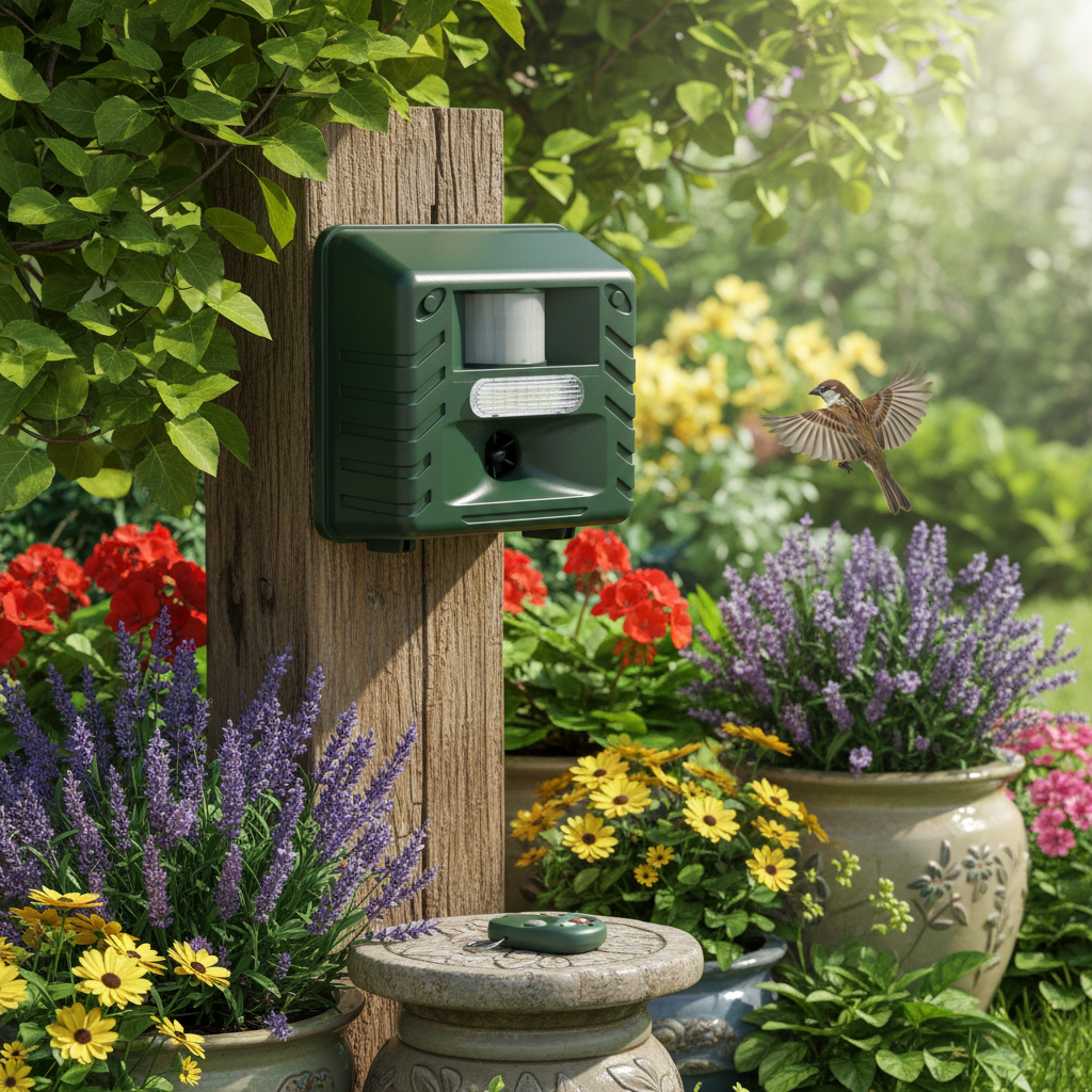 Ultrasonic Bird Repeller lifestyle 1