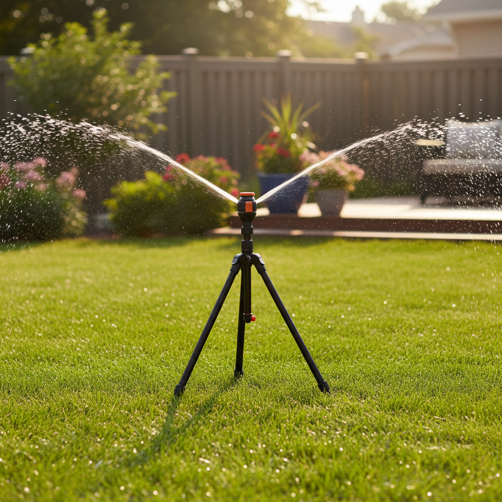 Tripod Sprinkler lifestyle 1