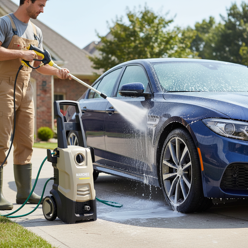 High-Pressure Washer Spray Nozzle Car Wash Water Hose lifestyle 3