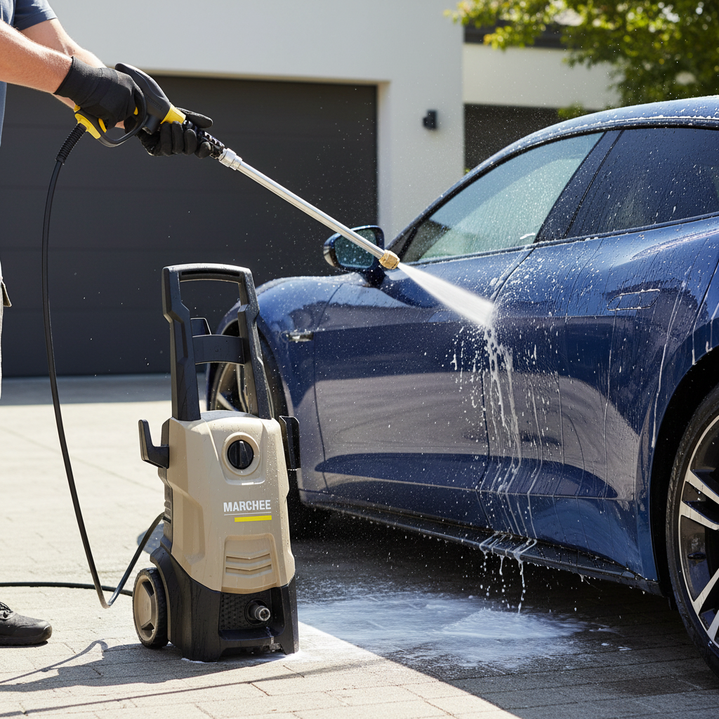 High-Pressure Washer Spray Nozzle Car Wash Water Hose lifestyle 1