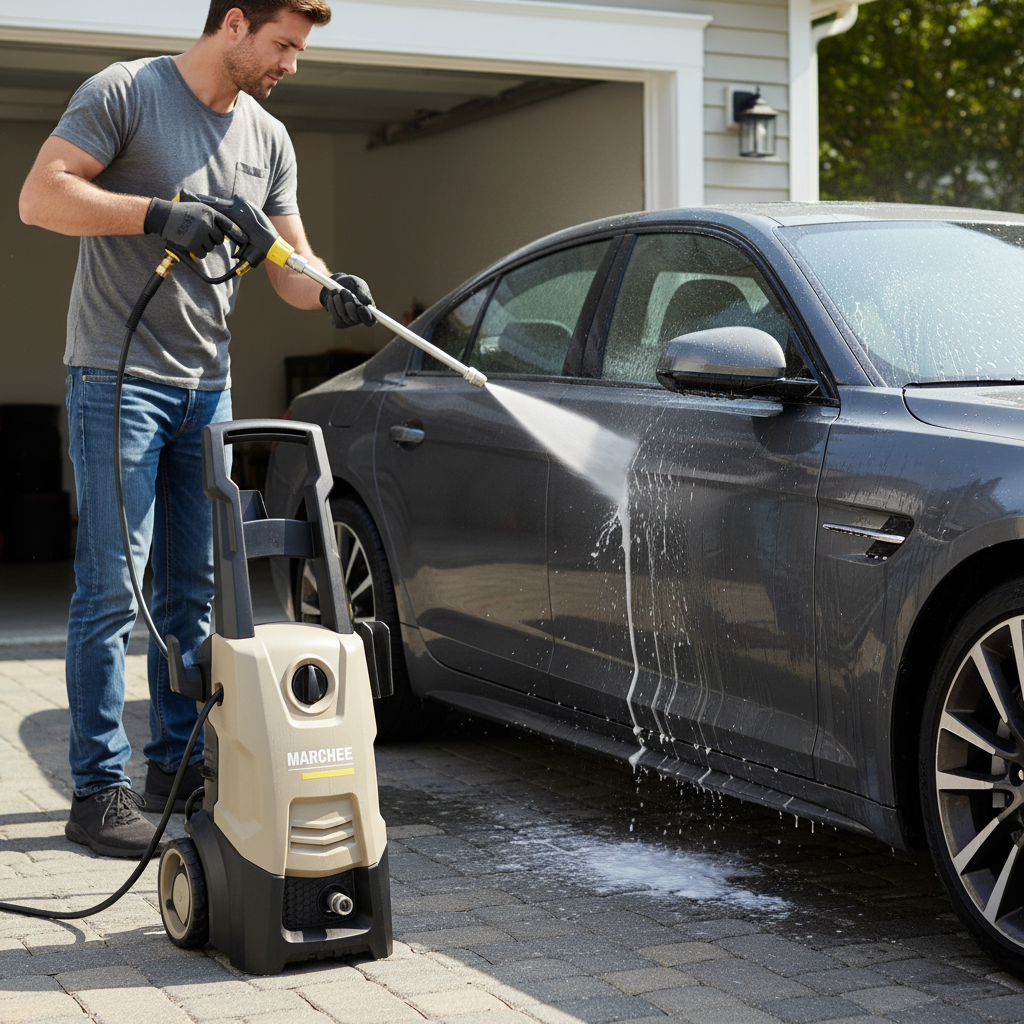 High-Pressure Washer Spray Nozzle Car Wash Water Hose lifestyle 2