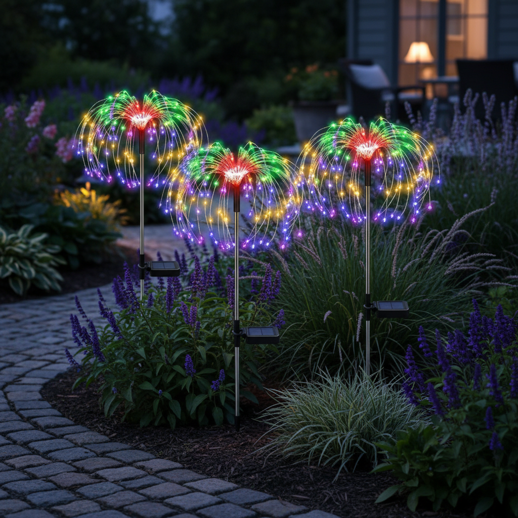 Firework Lights Outdoor Garden Decorations lifestyle 3