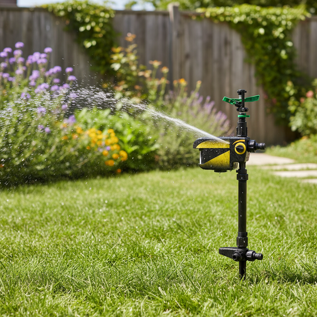 Motion Activated Sprinkler lifestyle 1