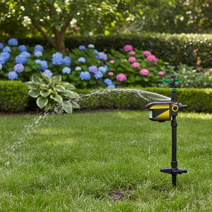 Motion Activated Sprinkler lifestyle 2