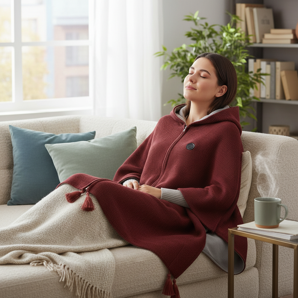 Portable Heated Shawl lifestyle 1