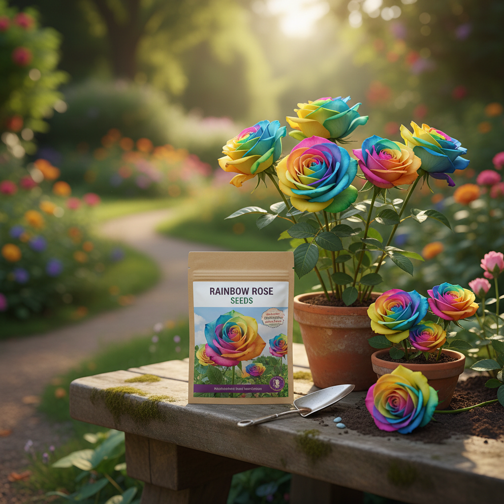 Rainbow Rose Seeds lifestyle 3