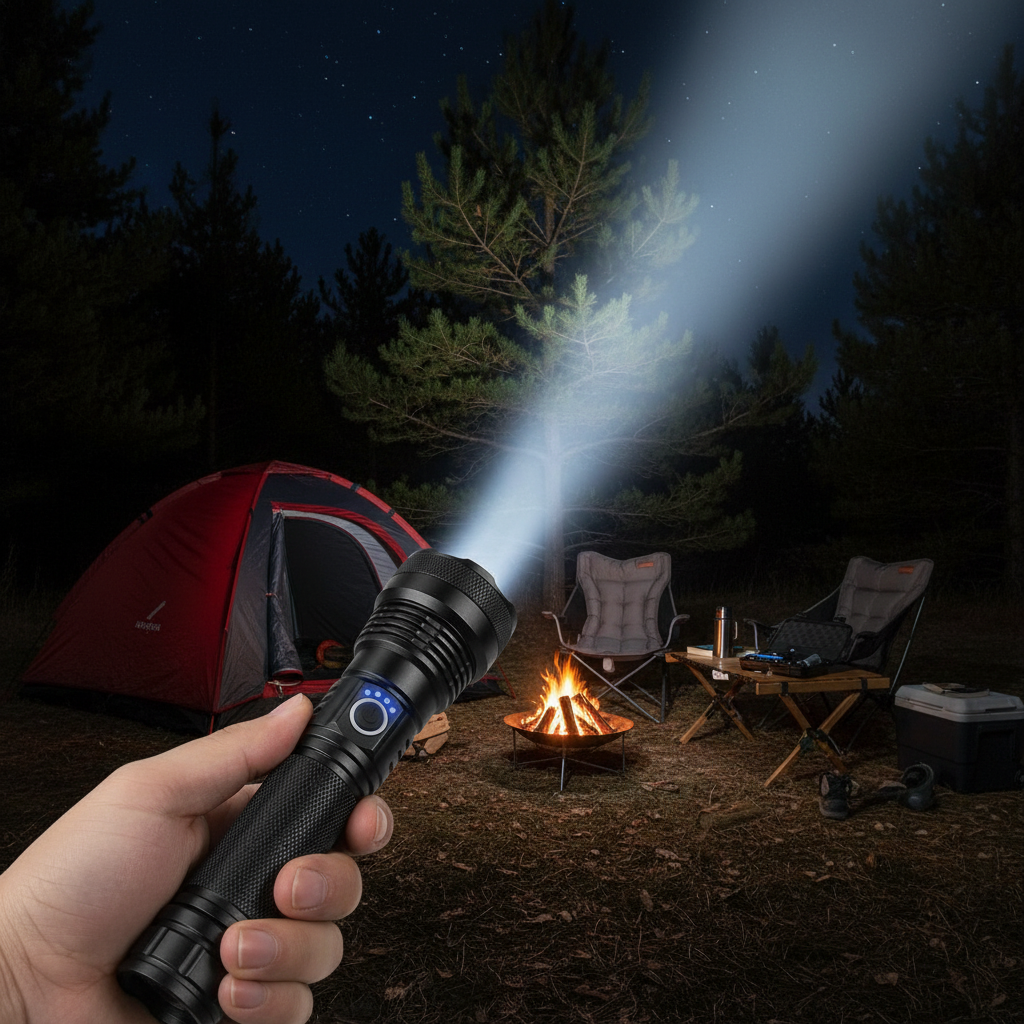 High Lumen Rechargeable Flashlight lifestyle 2