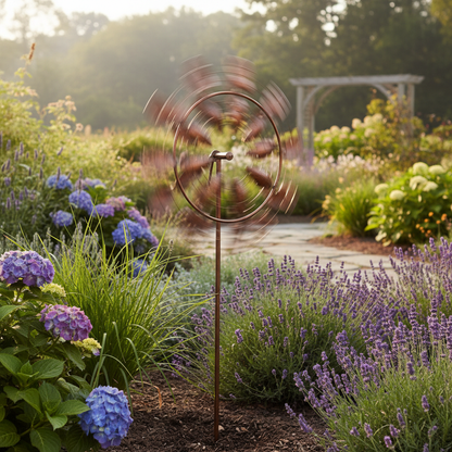 Magical metal windmill: Kinetic wind spinner for the garden lifestyle 1