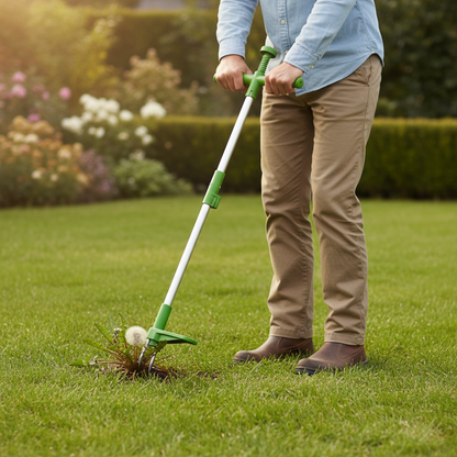 Long Handle Weed Puller Tool with Foot Pedal & Claw Design lifestyle 2