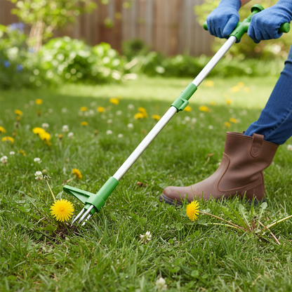 Long Handle Weed Puller Tool with Foot Pedal & Claw Design lifestyle 1