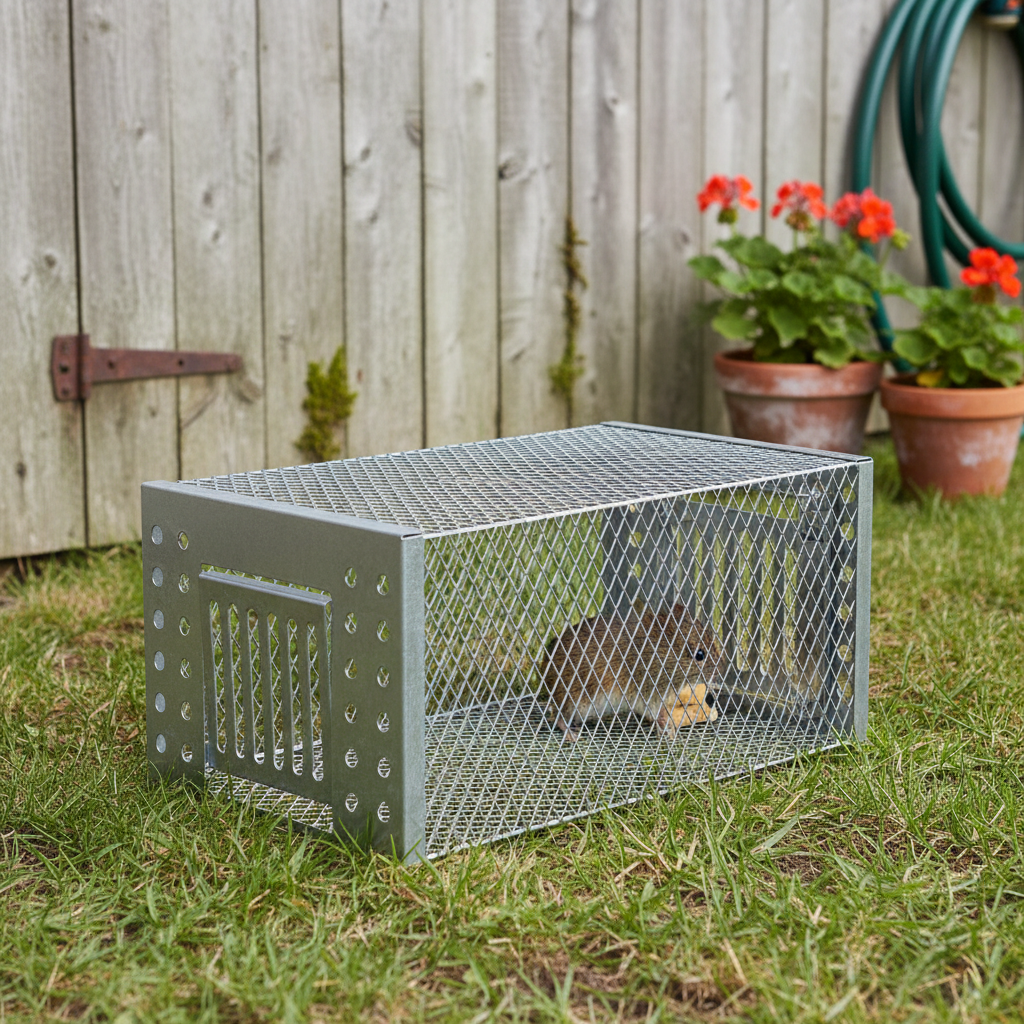 Sliding Door Design Reusable Mouse Trap Cage lifestyle 2