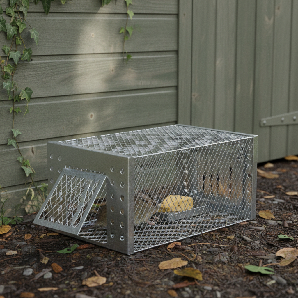 Sliding Door Design Reusable Mouse Trap Cage lifestyle 3