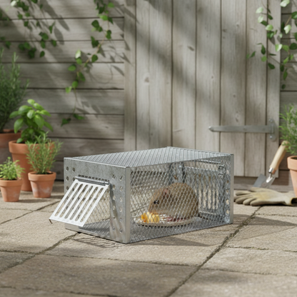 Sliding Door Design Reusable Mouse Trap Cage lifestyle 1