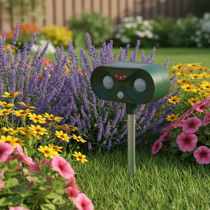 Solar Ultrasonic Animal Repeller 2 lifestyle 2