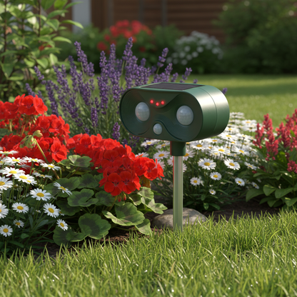 Solar Ultrasonic Animal Repeller 2 lifestyle 3