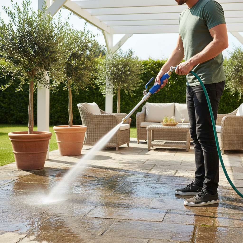 2-in-1 high-pressure cleaner lifestyle 3