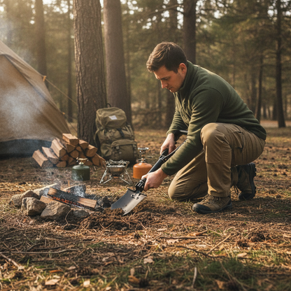 Survival Shovel Multitool lifestyle 1
