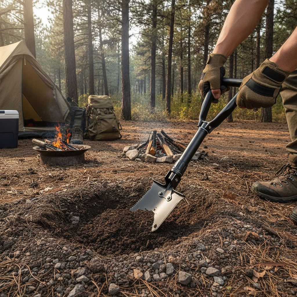 Survival Shovel Multitool lifestyle 3