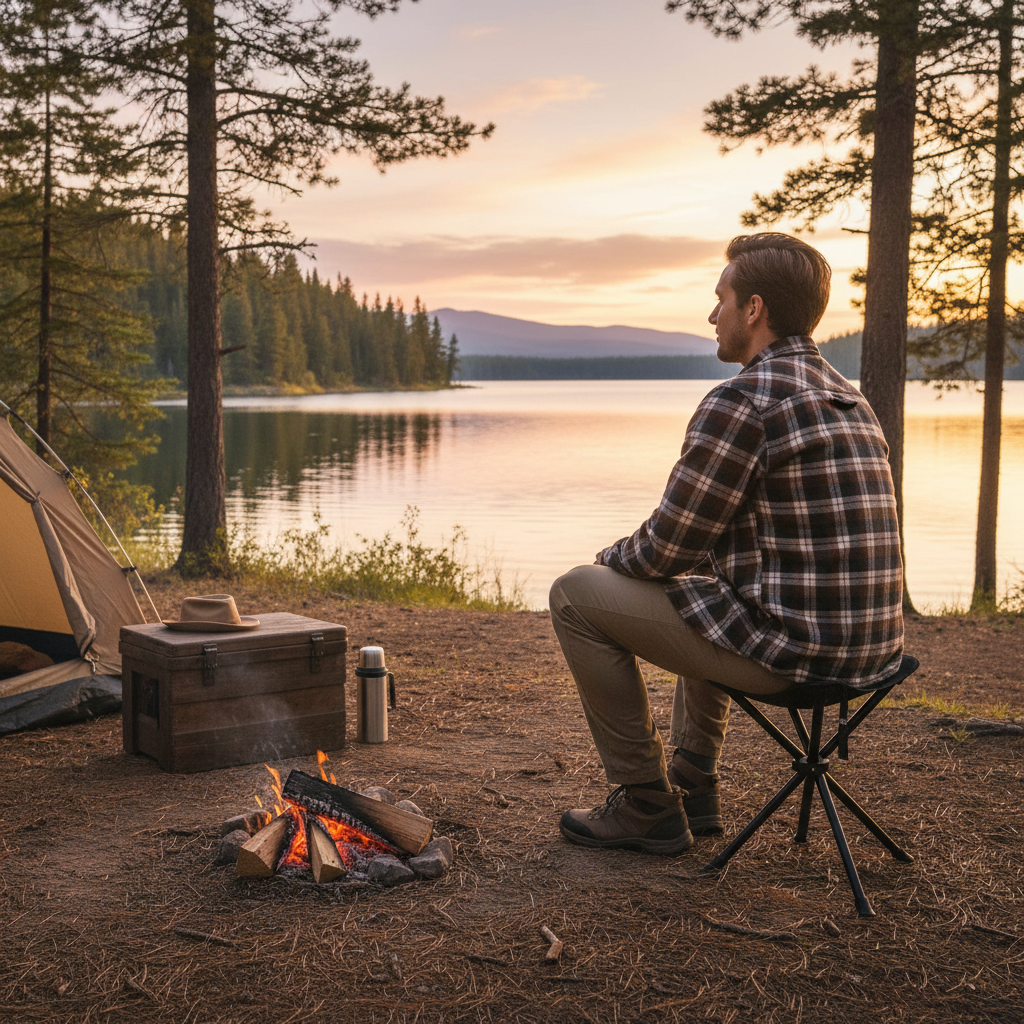 Lightweight Camping Chair lifestyle 2
