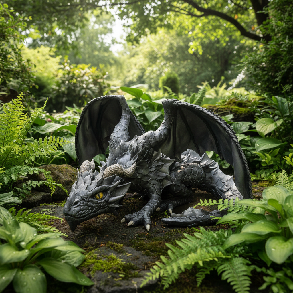 Dragon Garden Statue lifestyle 2