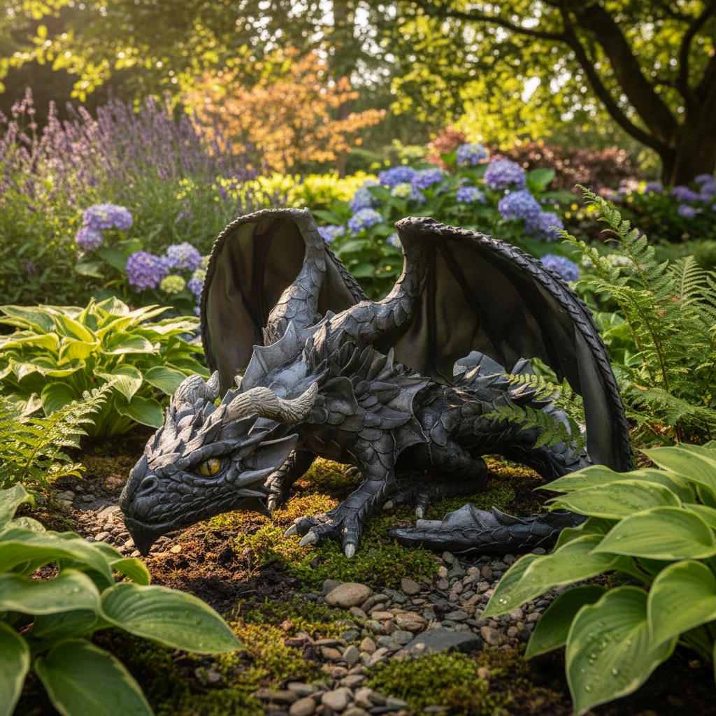 Dragon Garden Statue lifestyle 3