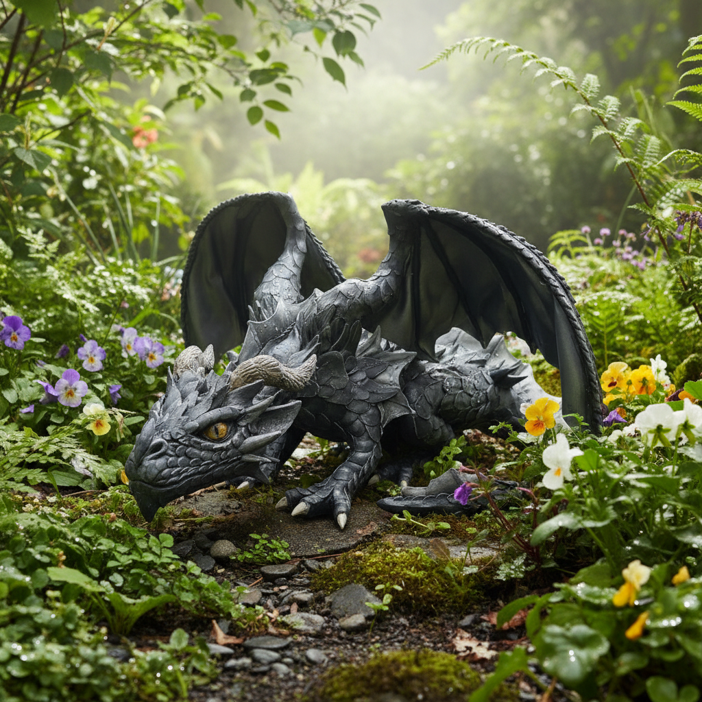 Dragon Garden Statue lifestyle 1