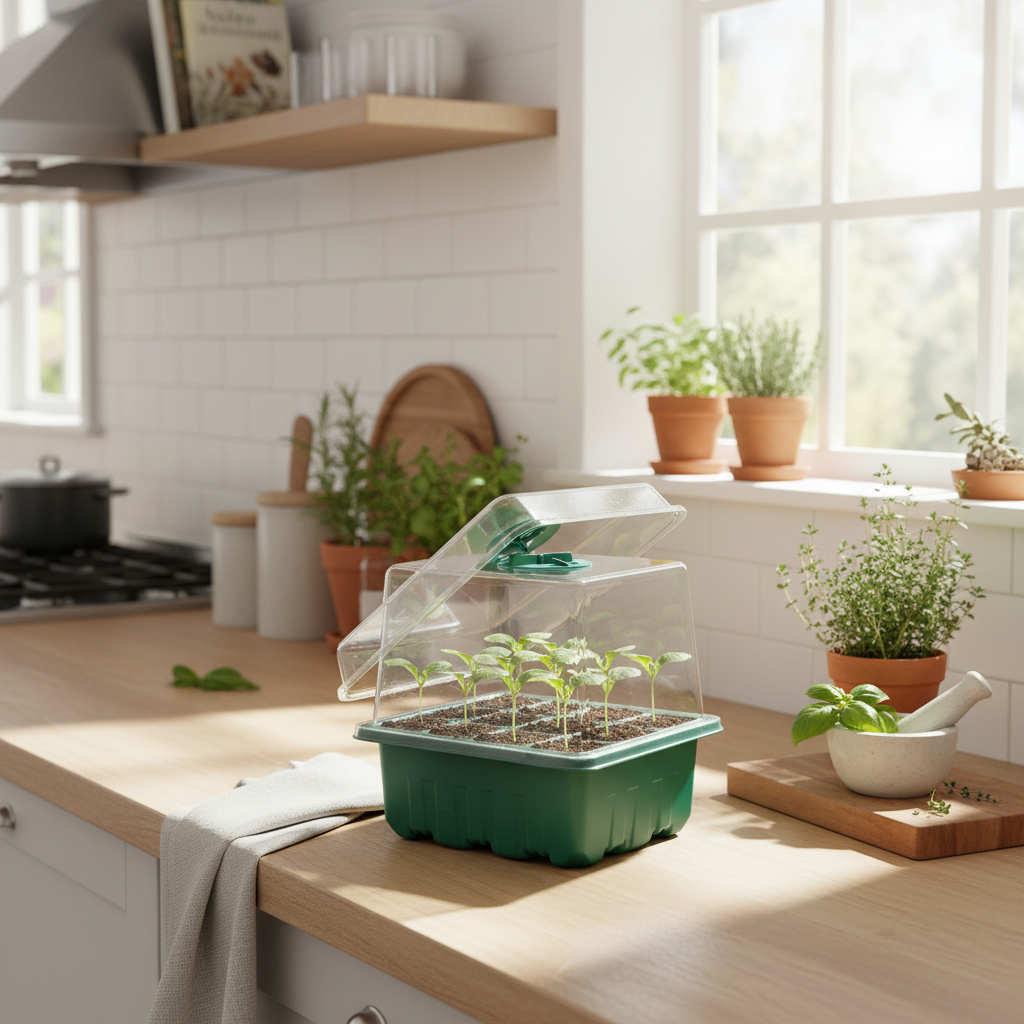 Household New Nursery Pot With Lamp lifestyle 1