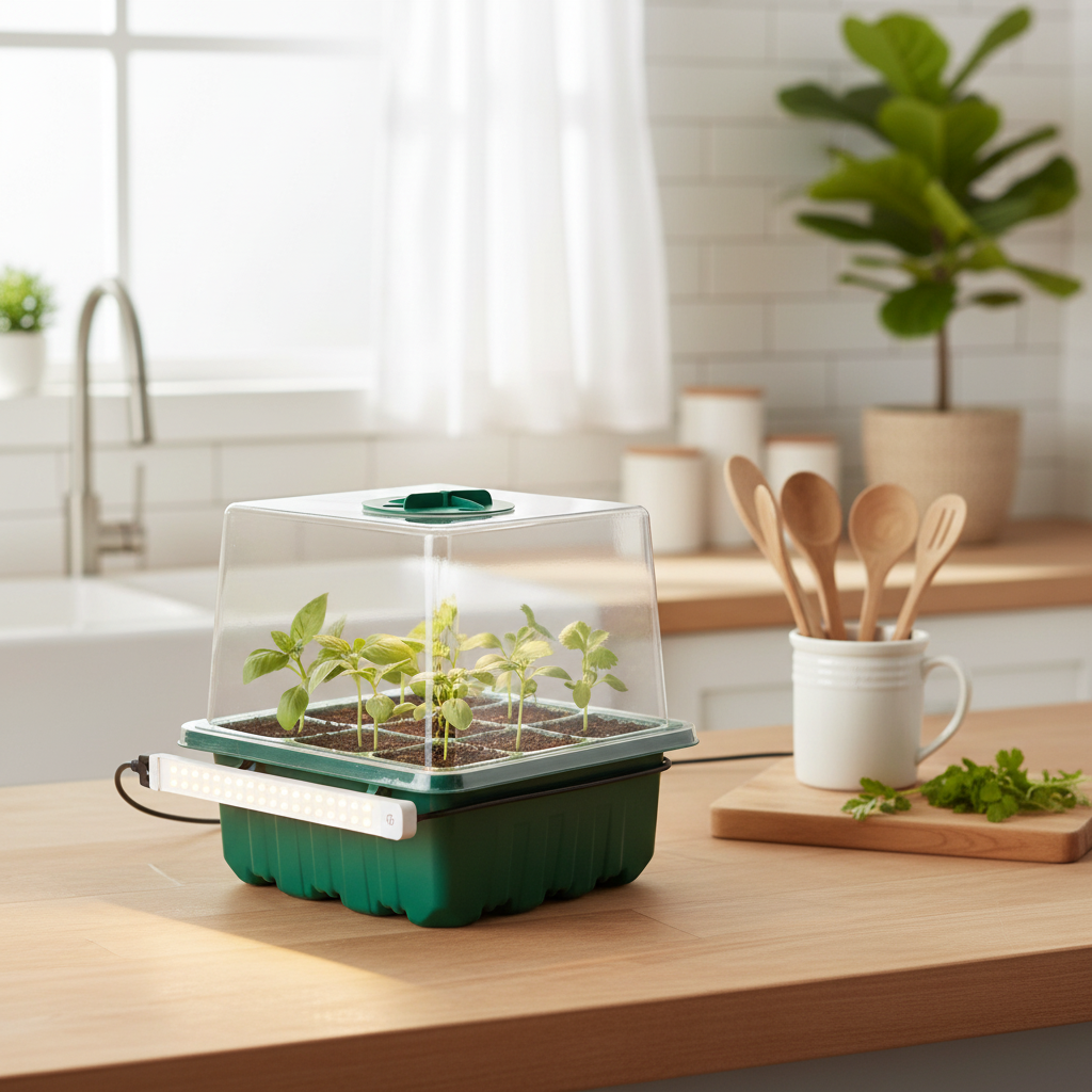 Household New Nursery Pot With Lamp lifestyle 3