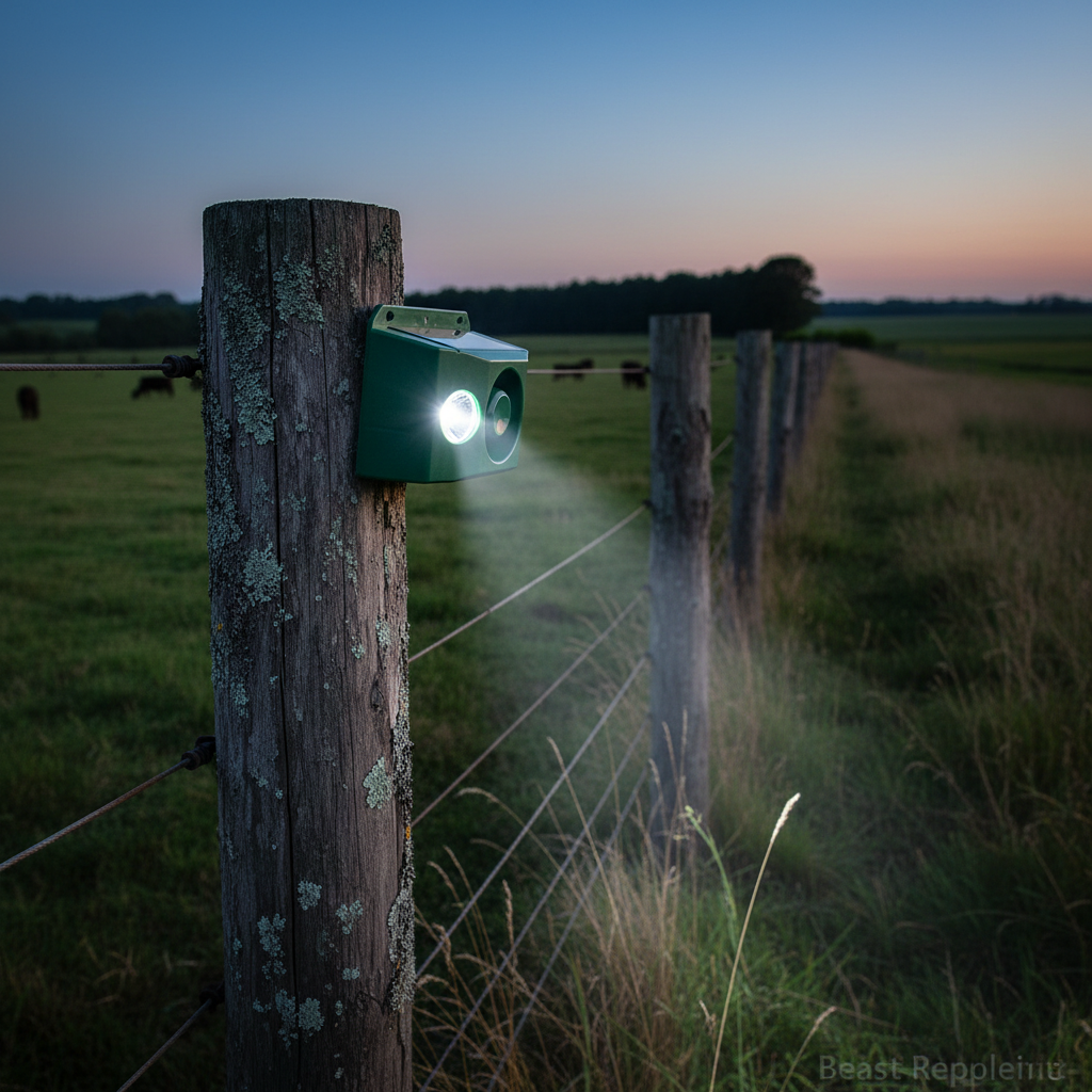 Beast Repellent Solar Warning Lights lifestyle 1