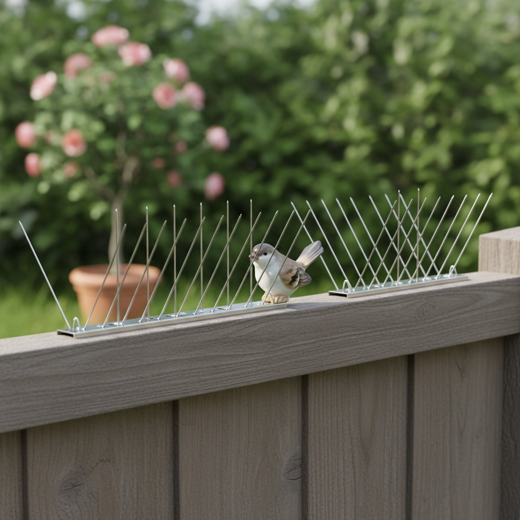 Outdoor Stainless Bird Repeller Spikes lifestyle 1