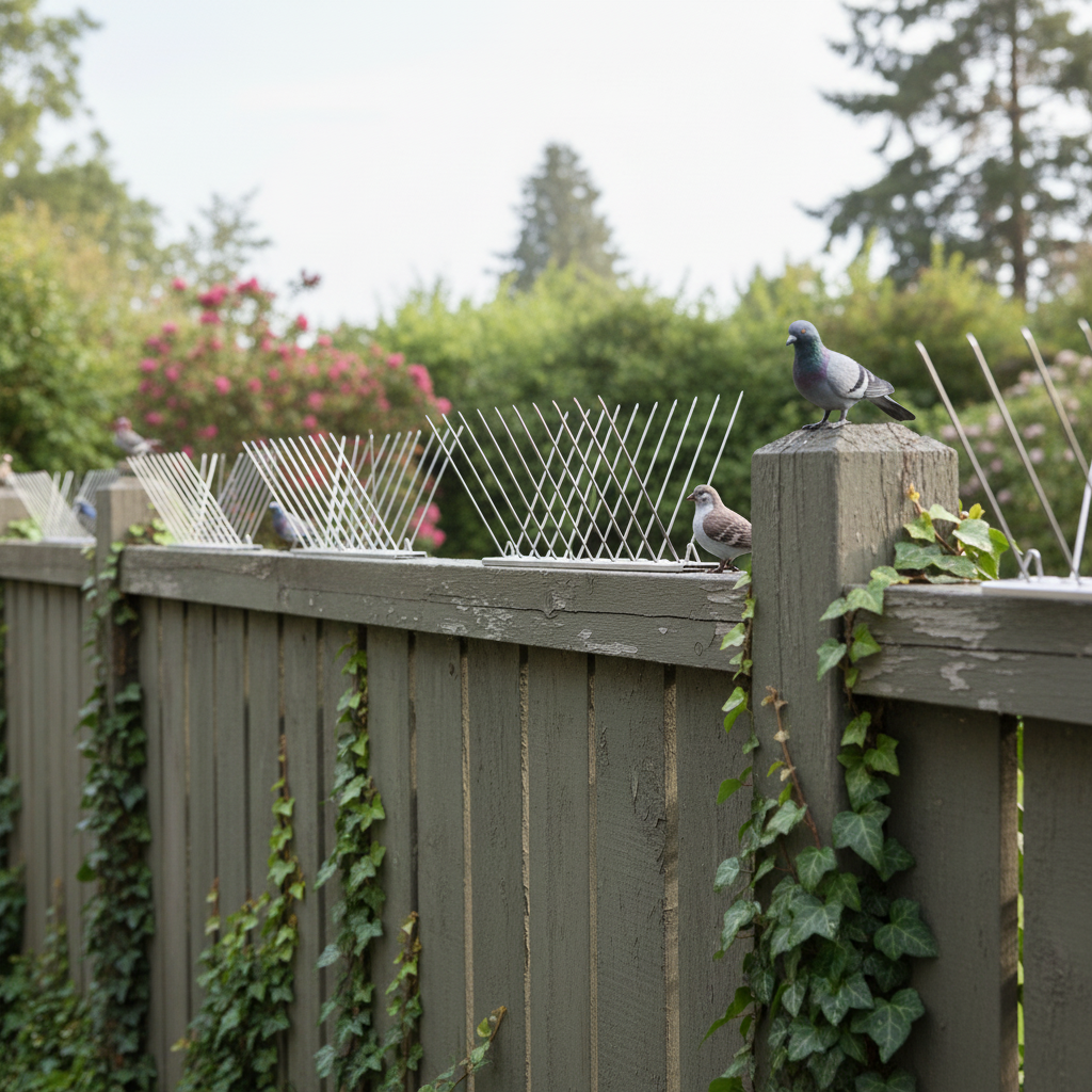 Outdoor Stainless Bird Repeller Spikes lifestyle 2