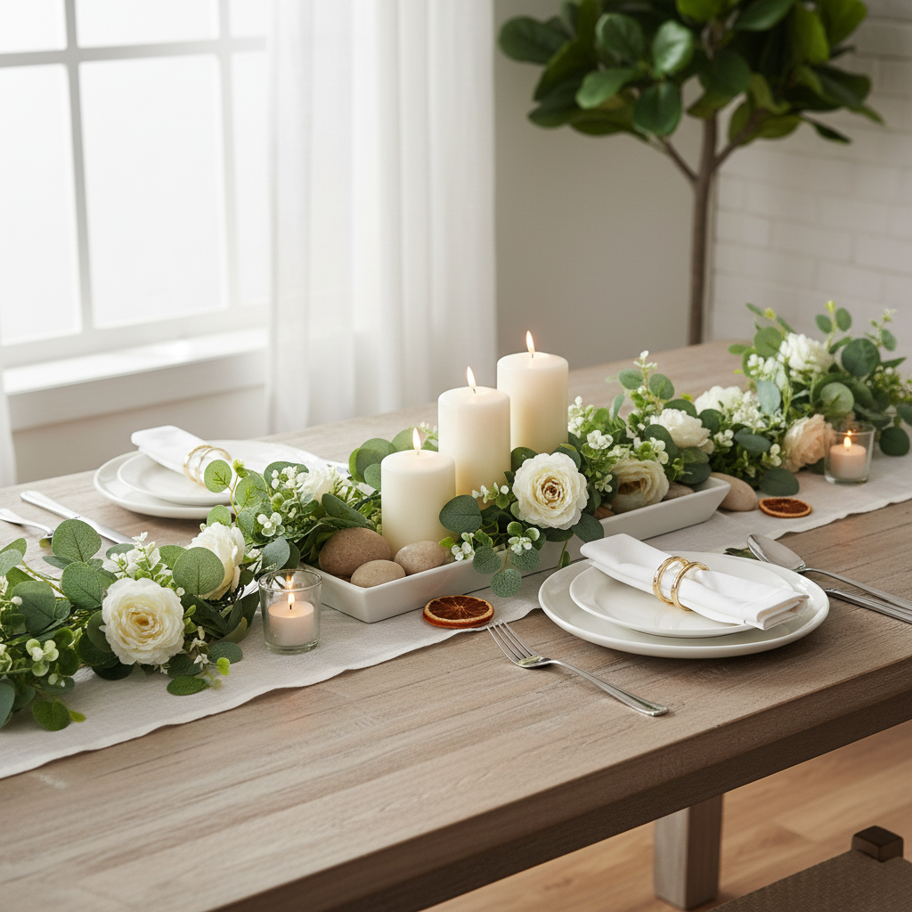 Artificial Eucalyptus Garland lifestyle 3