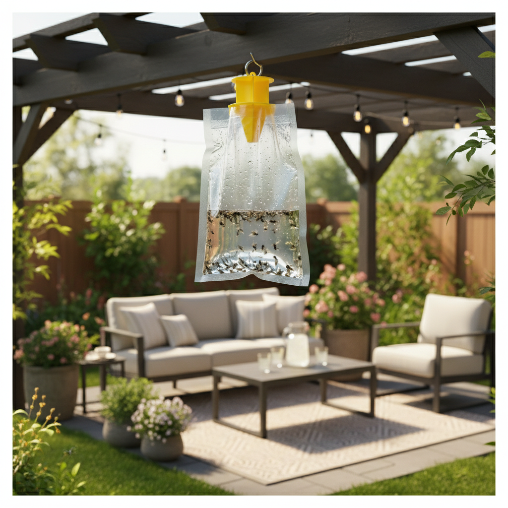 Eco Disposable Outdoor Fly Trap lifestyle 1