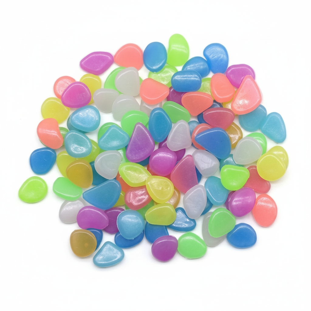 Glow-in-the-Dark Garden Pebbles