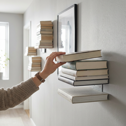 Floating Wall Bookshelf lifestyle 3