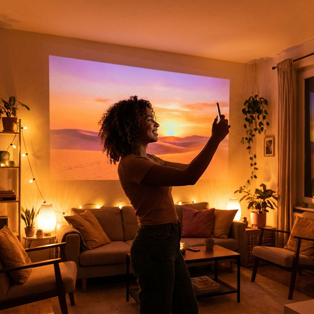 Sunset Projection Lamp lifestyle 3