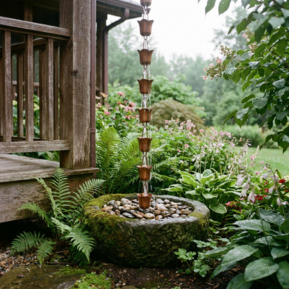 Copper Rain Chain lifestyle 3