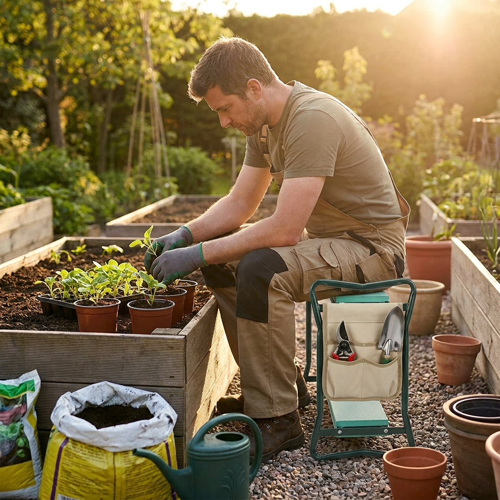 Garden Kneeler lifestyle 2
