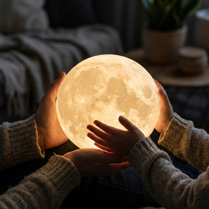 3D Moon Lamp lifestyle 2