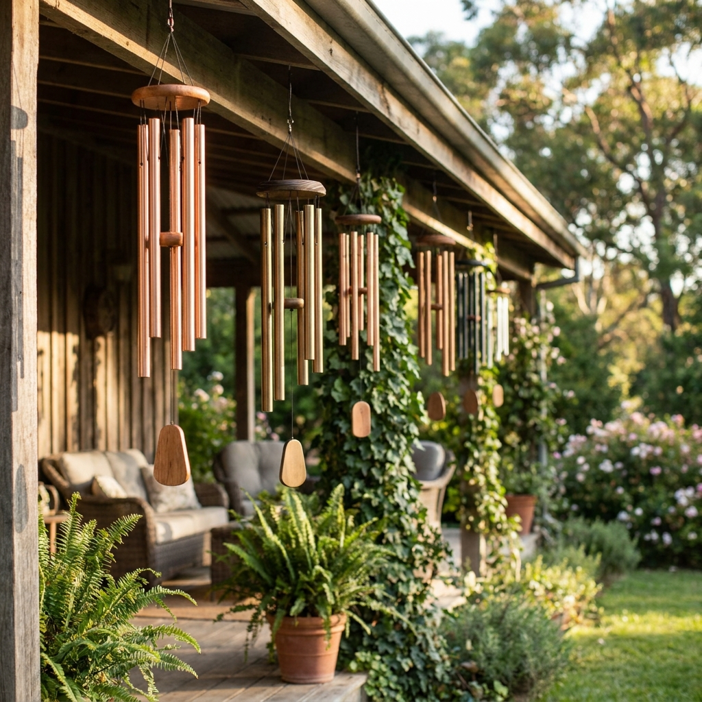 Solar LED Wind Chimes lifestyle 2