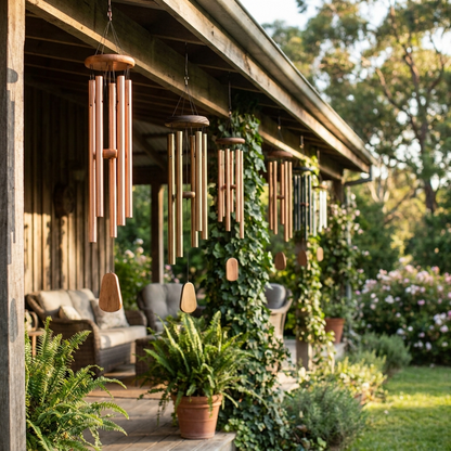 Solar LED Wind Chimes lifestyle 2
